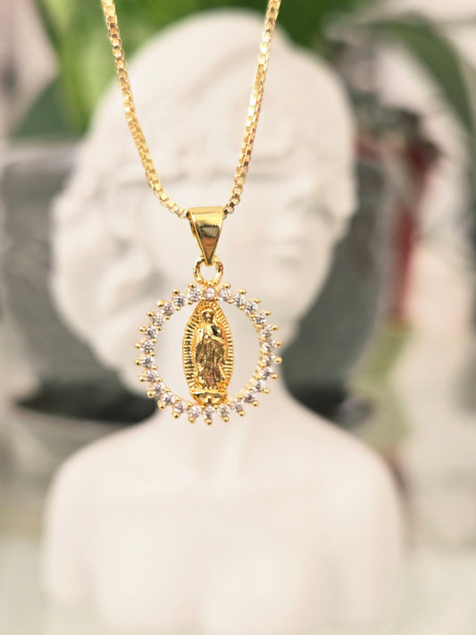 Cadena Virgen De Guadalupe circones