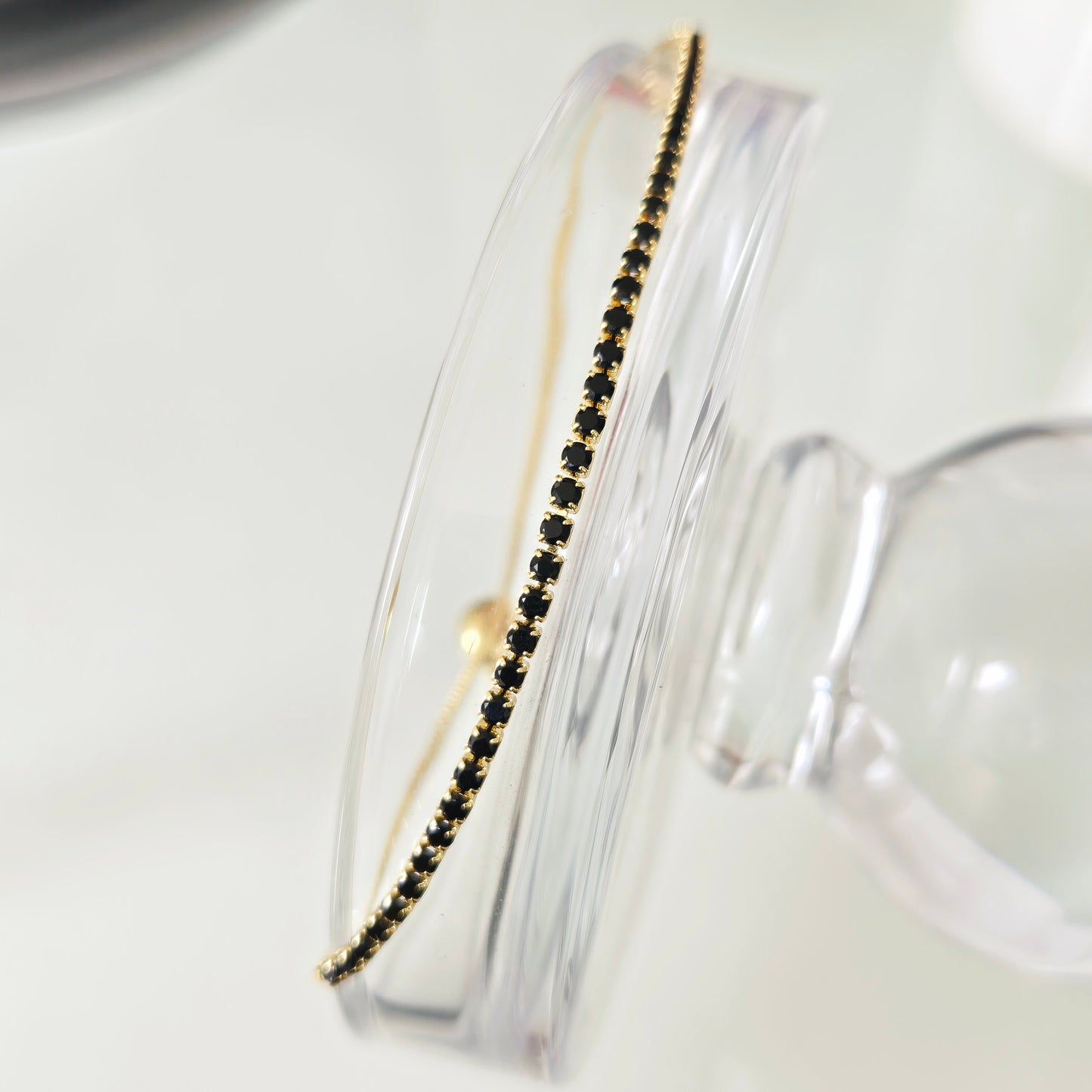 Pulsera Microcircones Negra