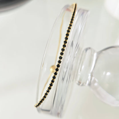 Pulsera Microcircones Negra