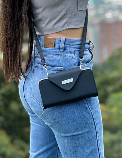 Billetera Doble Uso Negra