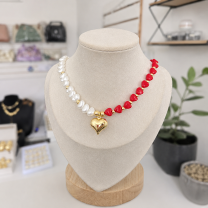 Collar Corazones Gabs