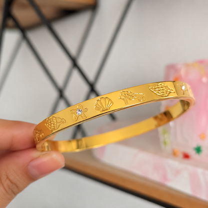 Brazalete Mar En Acero Inoxidable