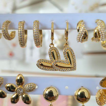 Candongas Corazón Circones