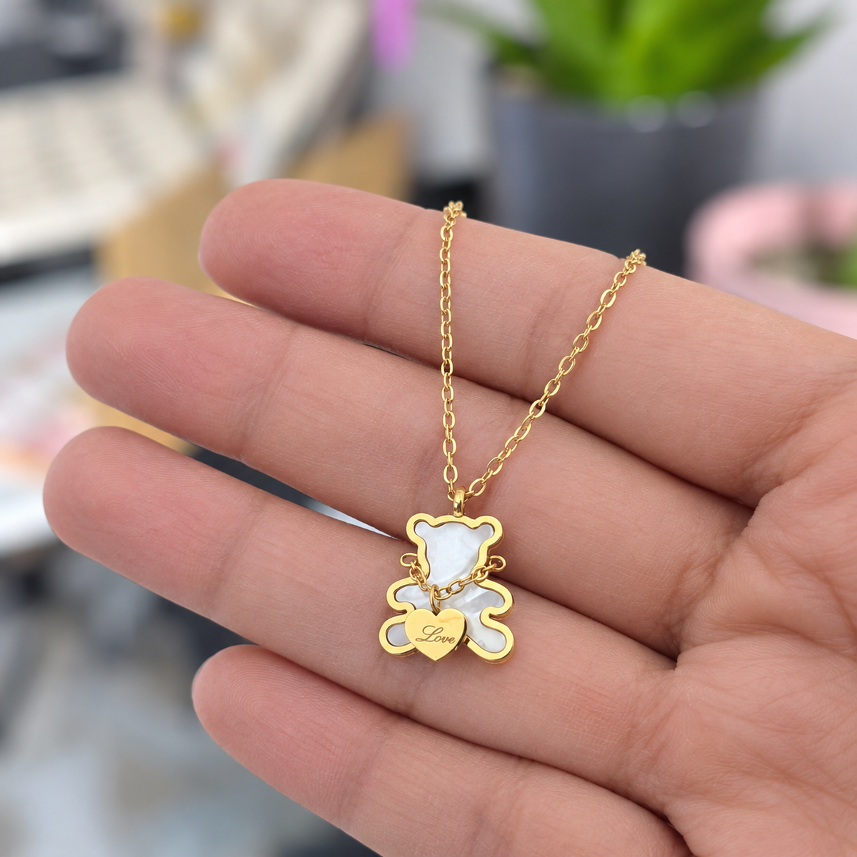 Cadena Tous Love Blanco Acero
