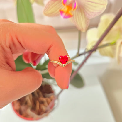 Anillo Promesa Rojo