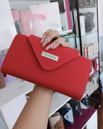 Billetera Doble Uso Roja