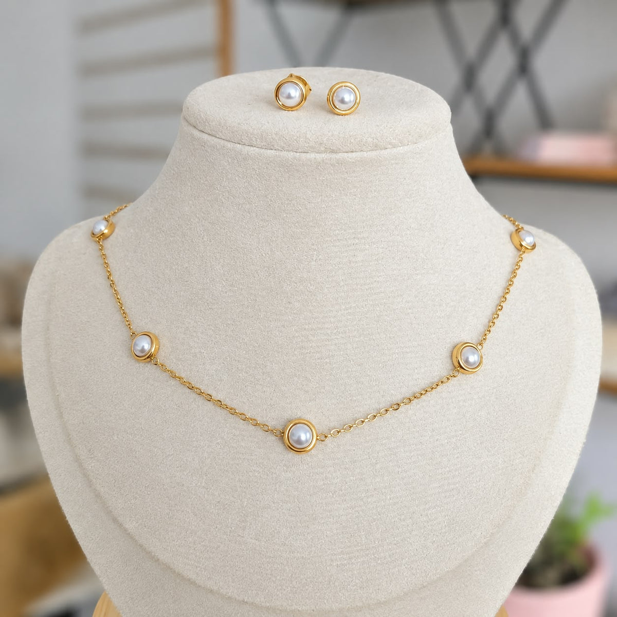 Set Perlas En Acero