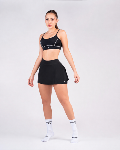 Conjunto Falda y Top Deportivo Negro
