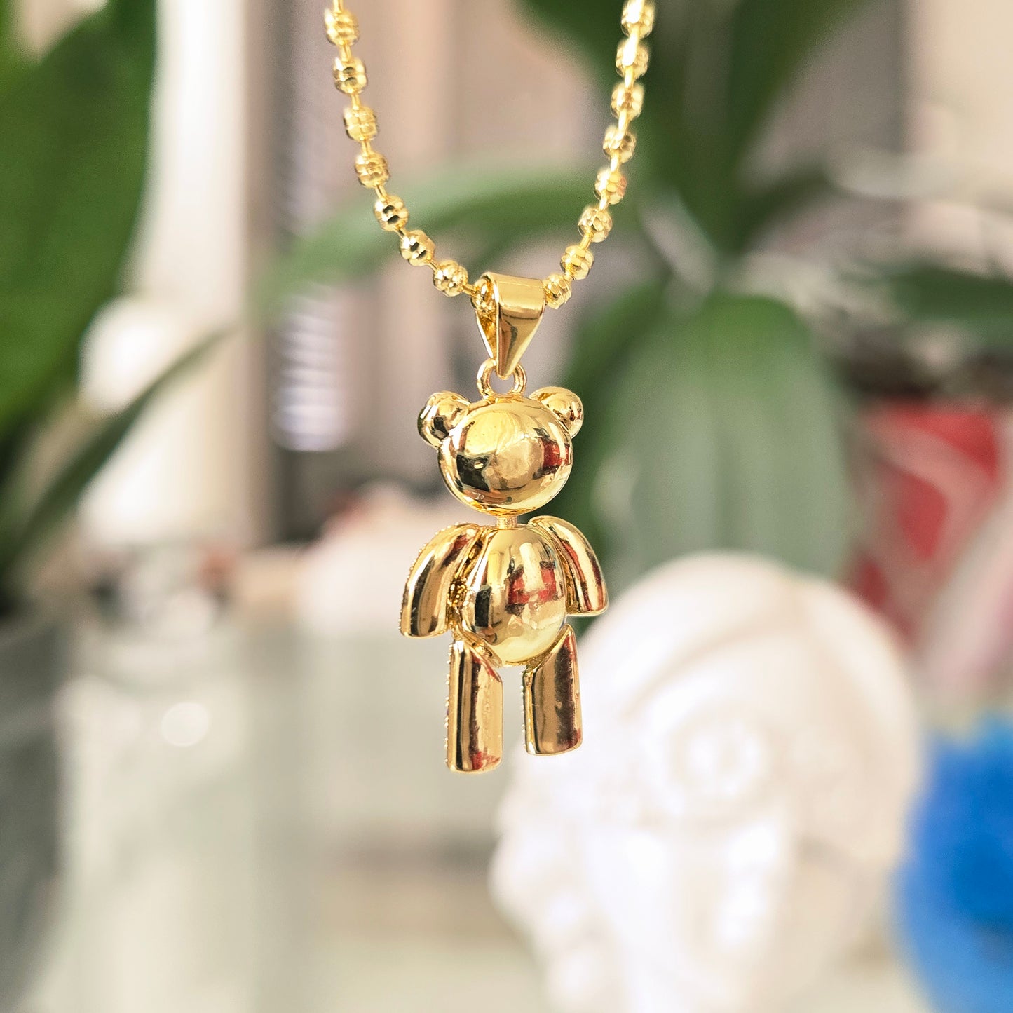 Cadena Oso Articulado Lila