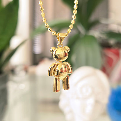 Cadena Oso Articulado Lila