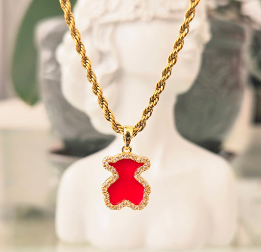 Collar Tous Lazzo Rojo