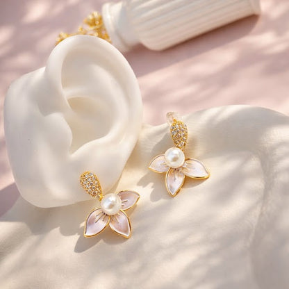 Topos Flor Perla Nacar