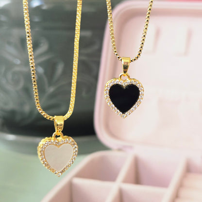Cadena Doble Faz Corazón