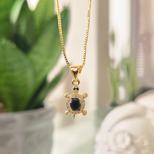 Cadena Tortuga Negro