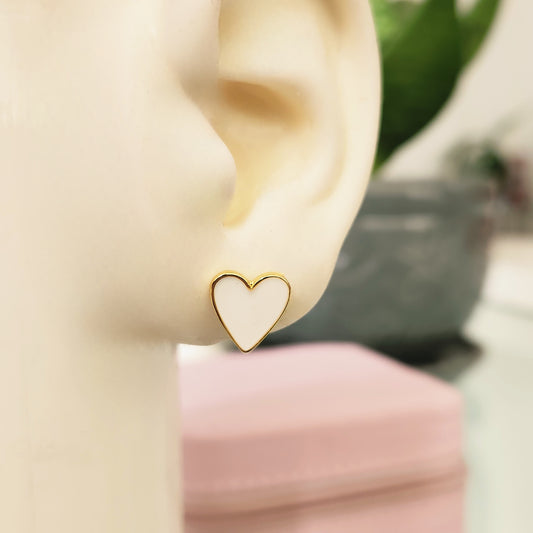 Topos Corazón Blancos