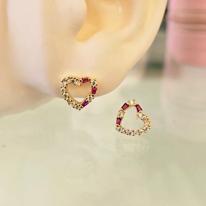 Topitos Corazón Fucsia