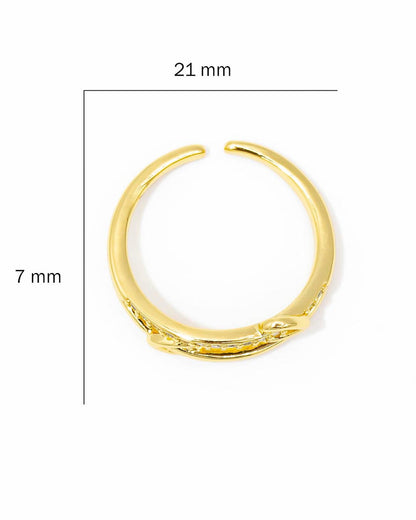 Anillo Doble Corazones Rodio