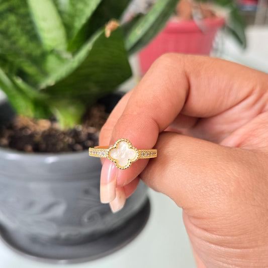 Anillo Trébol Nacarado