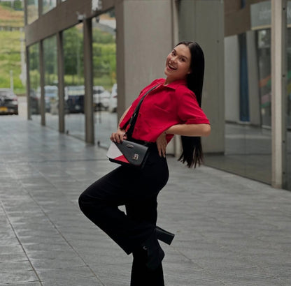 Cartera Kiut Tricolor Roja