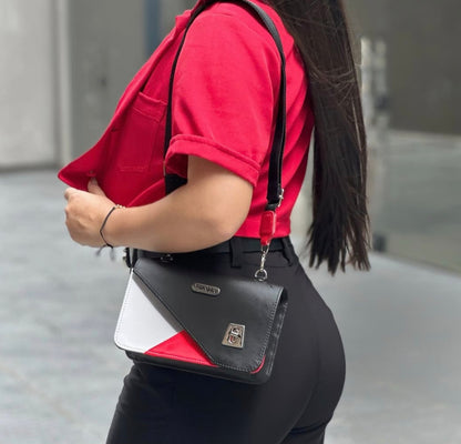 Cartera Kiut Tricolor Roja