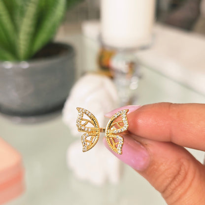 Anillo Mariposa Microcircones