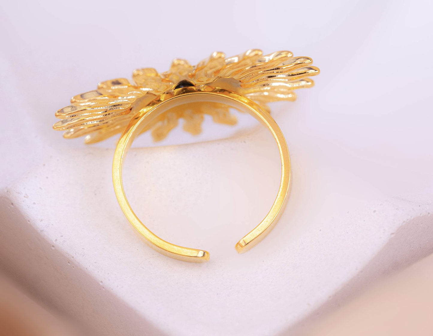 Anillo Sol Místico Acero
