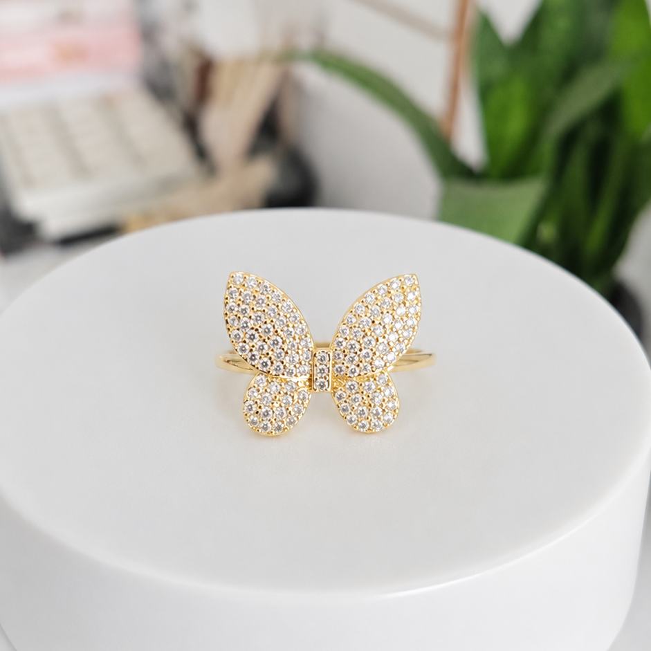 Anillo Mariposa Rodio
