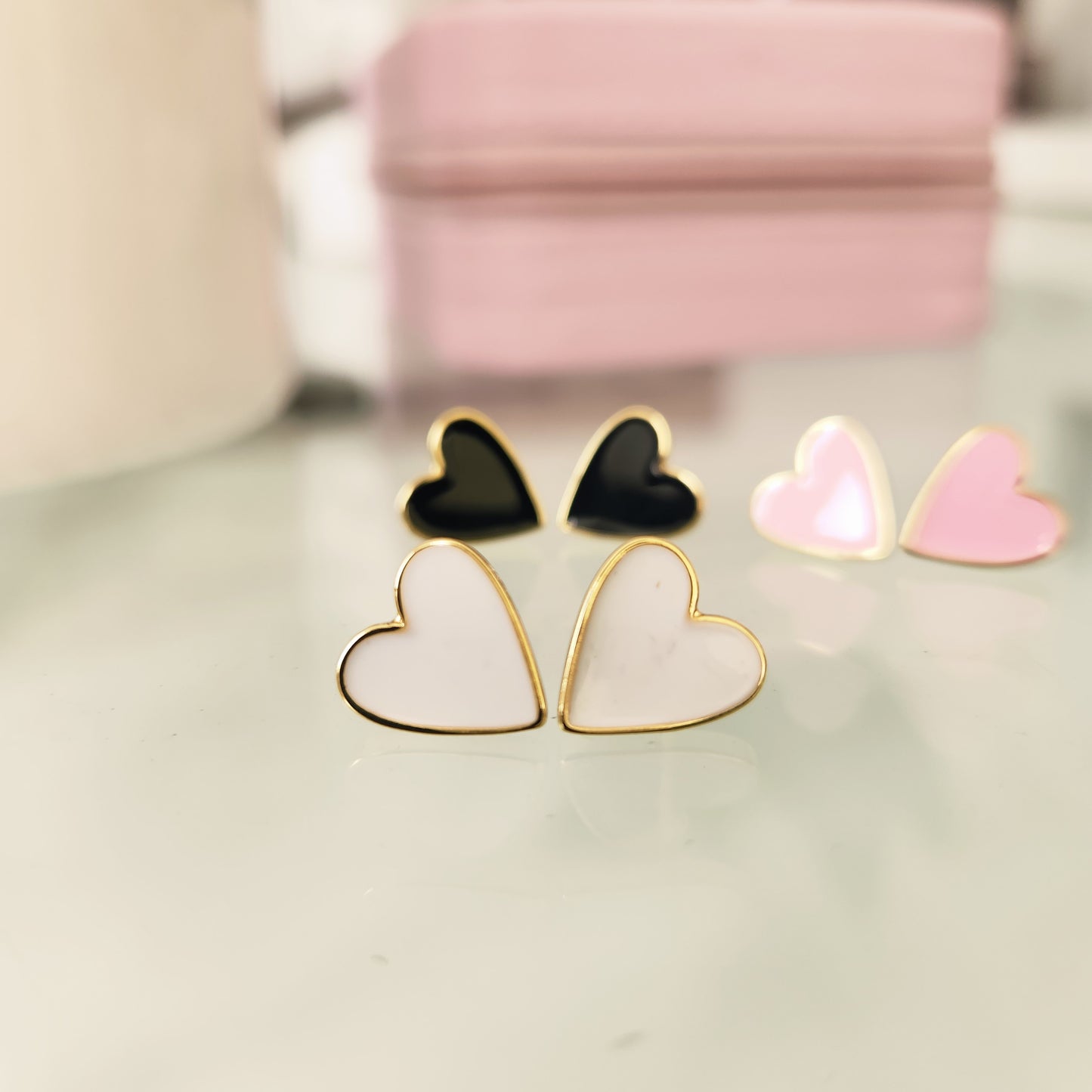 Topos Corazón Blancos