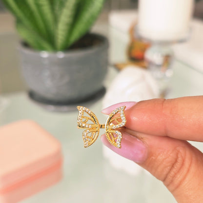 Anillo Mariposa Microcircones