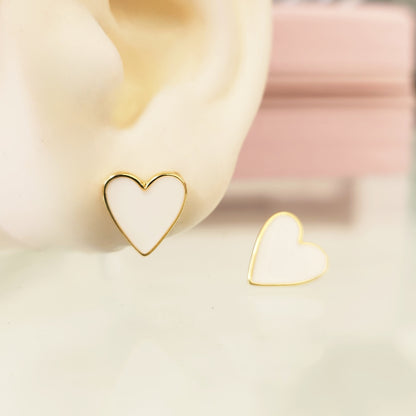 Topos Corazón Blancos