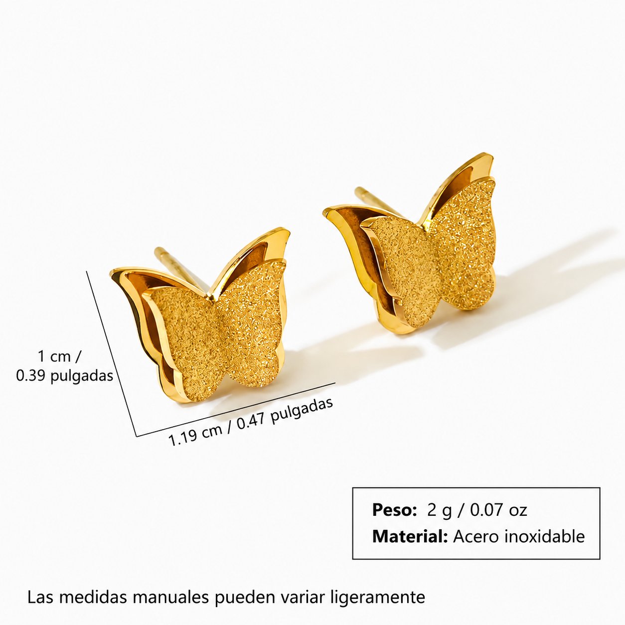 Set Mariposa Acero