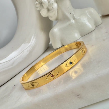 Brazalete Ojo Turco Acero