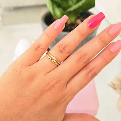 Anillo Love con Cofre