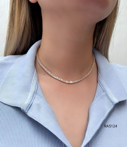 Gargantilla Cristal Rodio