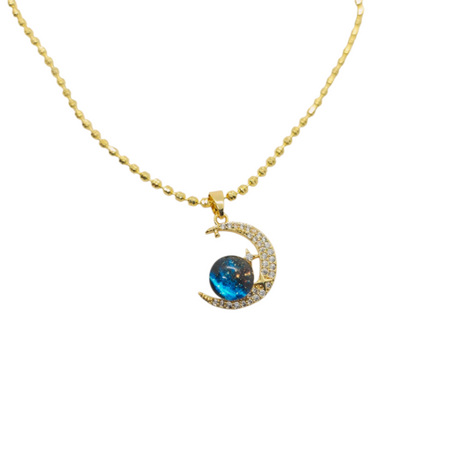 Collar Luna Galaxia
