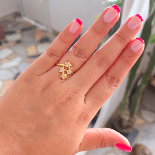 Anillo Estrellas Circones