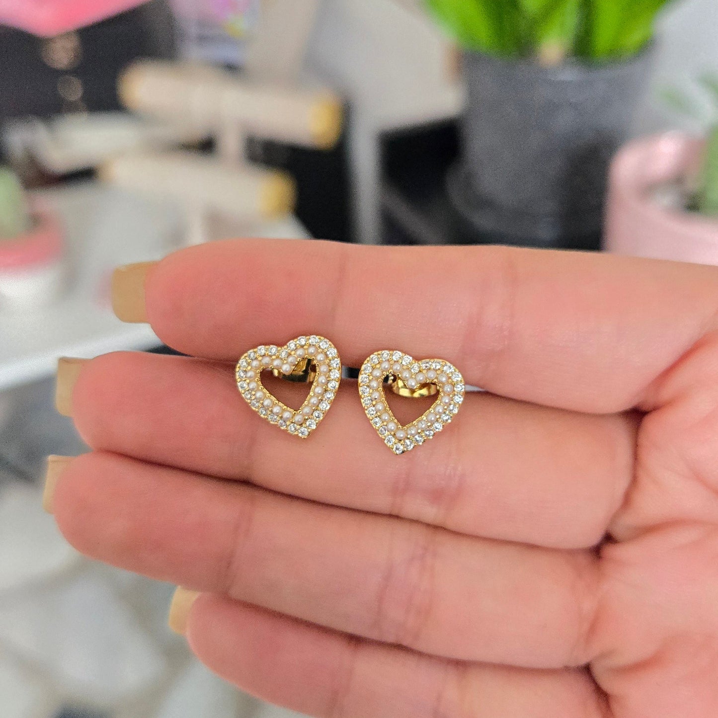 Topos Corazón Perla