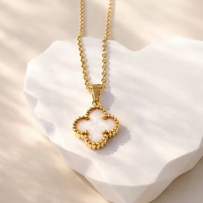 Cadena Van Cleef Blanco Acero