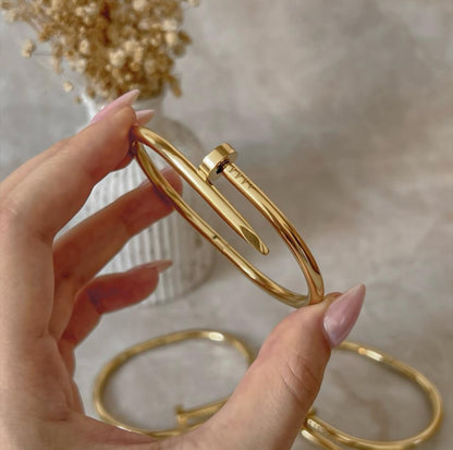 Brazalete Cartier Clavo Acero