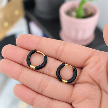 Hoops Negros En Acero