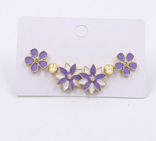 Set Topos x3 Flores Lilas