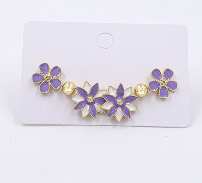 Set Topos x3 Flores Lilas