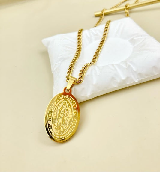 Cadena Virgen Guadalupe Hombre