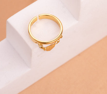 Anillo Corazón Acero