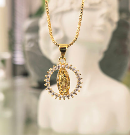 Cadena Virgen De Guadalupe circones