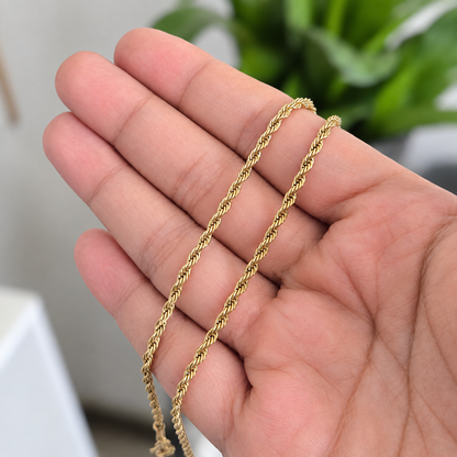 Cadena Lasso Acero 45cm+5cm