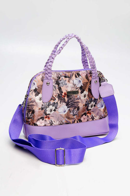 Bolso Media Luna Lila