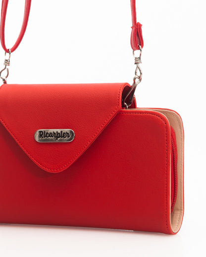 Billetera Doble Uso Roja