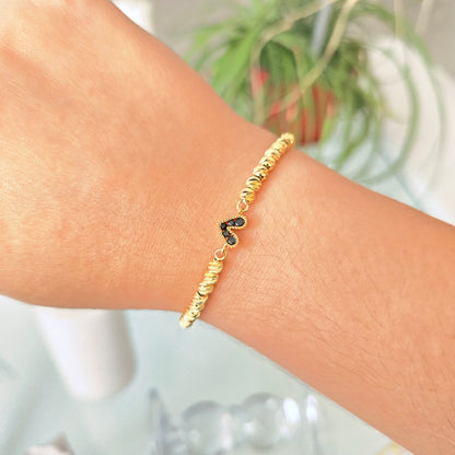 Pulsera Corazón Mini Negro