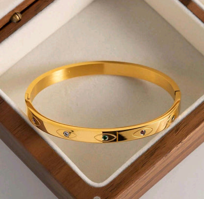 Brazalete Ojo Turco Acero